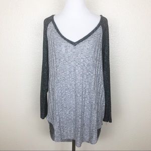 ‼️CLEARANCE‼️ Finn & Clover V-Neck High-Low Comfy Knit Top